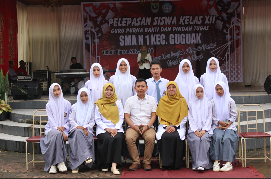 Pelepasan Murid Kelas XII Tahun Ajaran 2025/2026 di SMAN 1 Kec. Guguak Pelepasan Murid Kelas XII Tahun Ajaran 2025/2026 di SMAN 1 Kec. Guguak